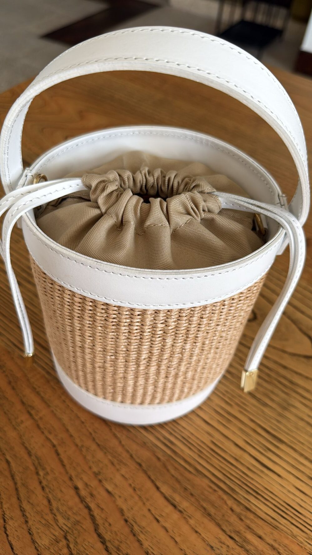 Bolso Rafia Blanco