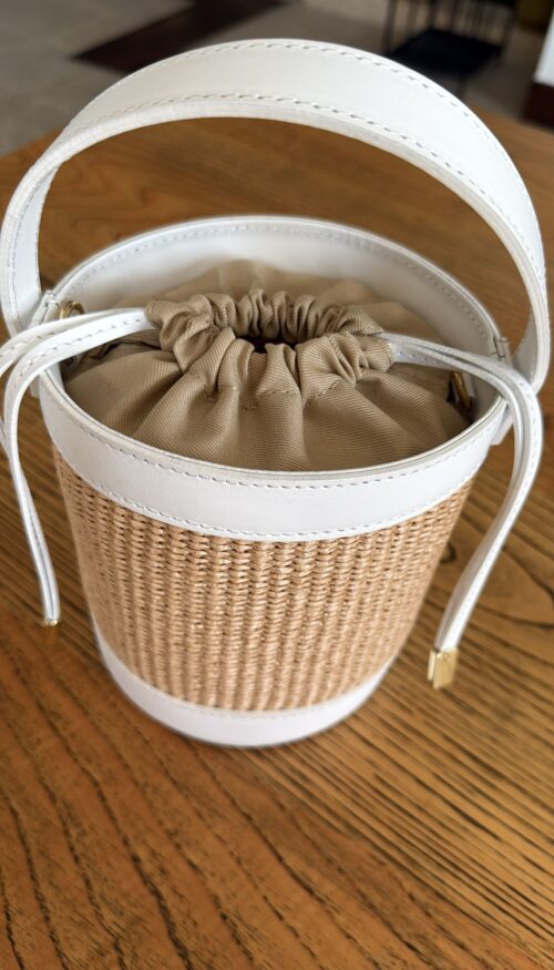 Bolso Rafia Blanco