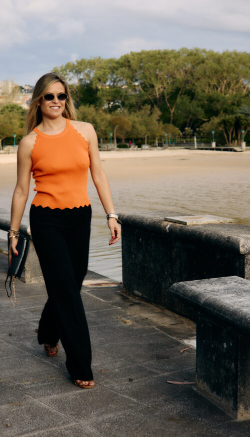 Top Nora Naranja