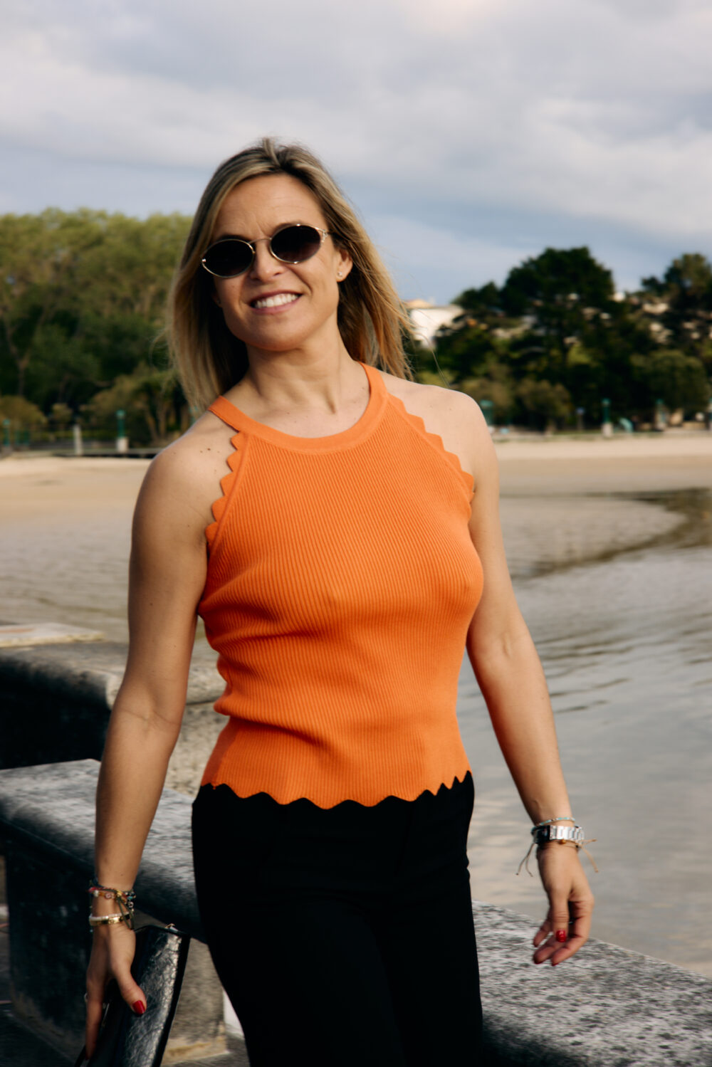 Top Nora Naranja