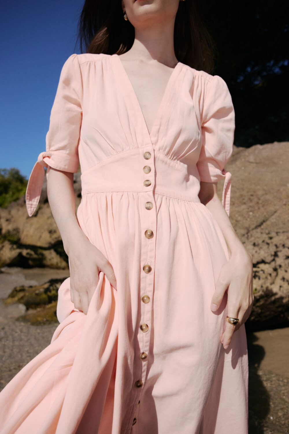 Vestido Claudia Salmón - Imagen 5