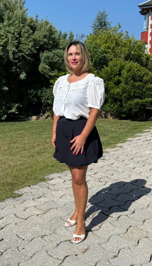 Falda Tris Azul