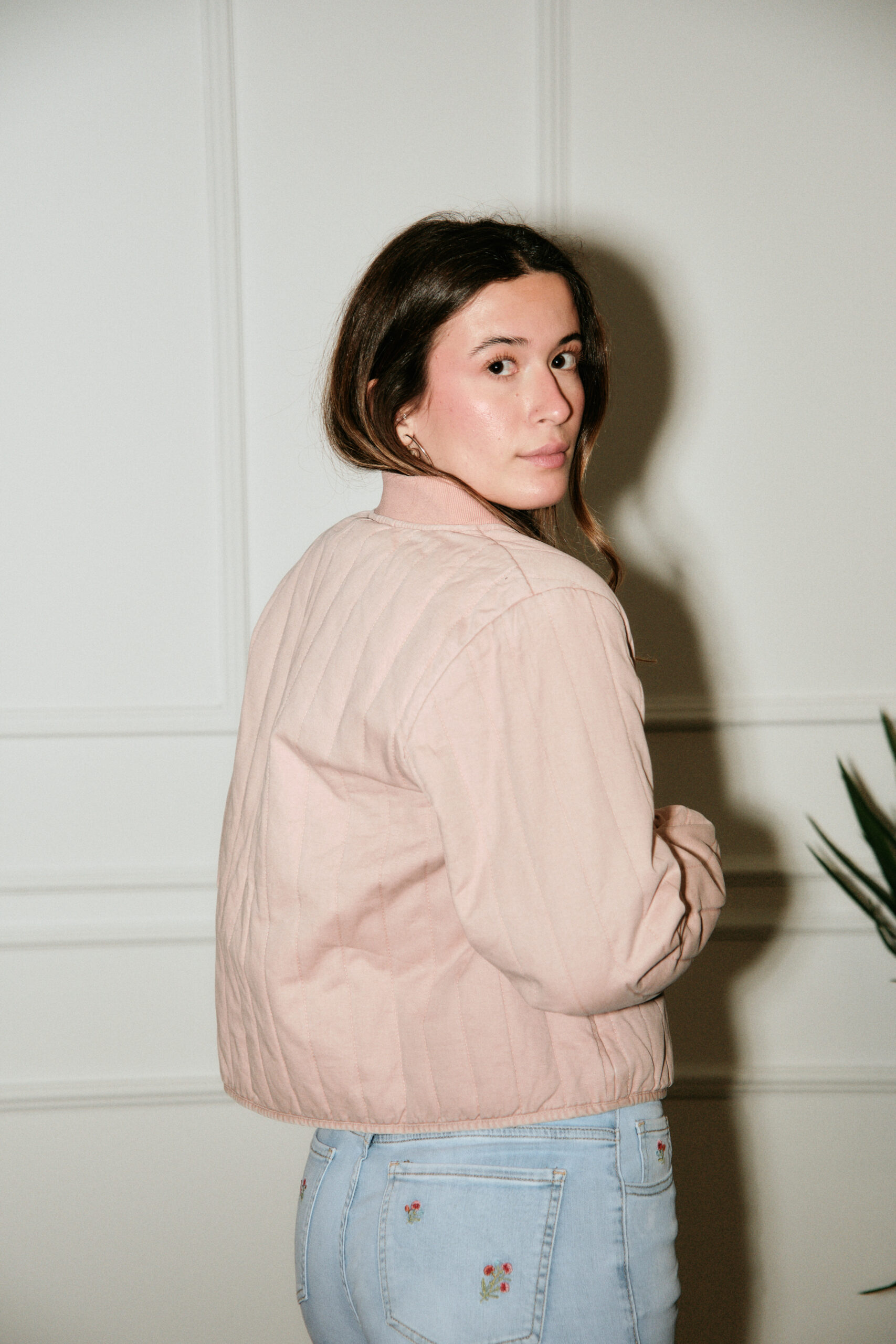 Chaqueta Bomber Rosa - Imagen 2