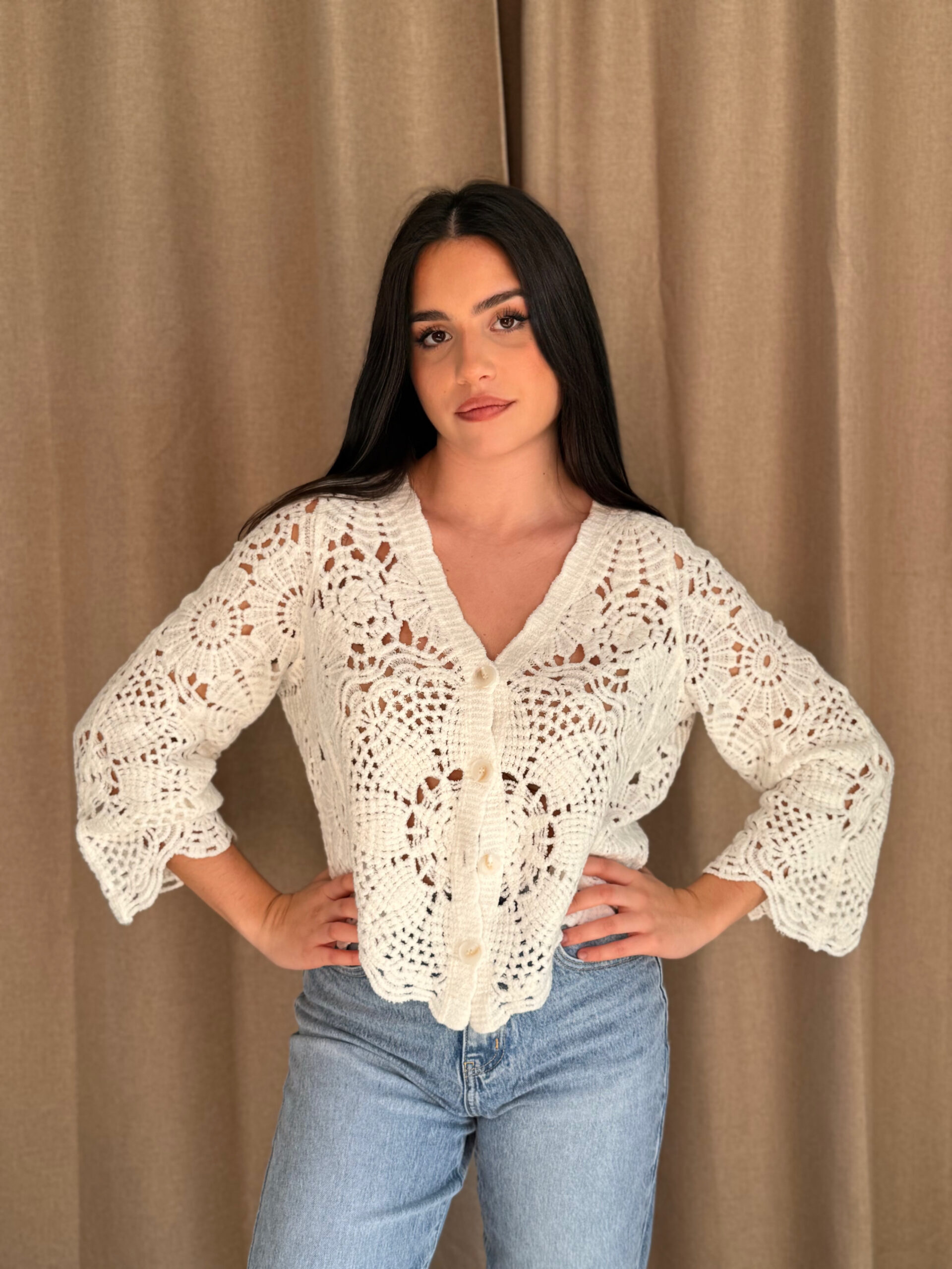 Cárdigan Crochet