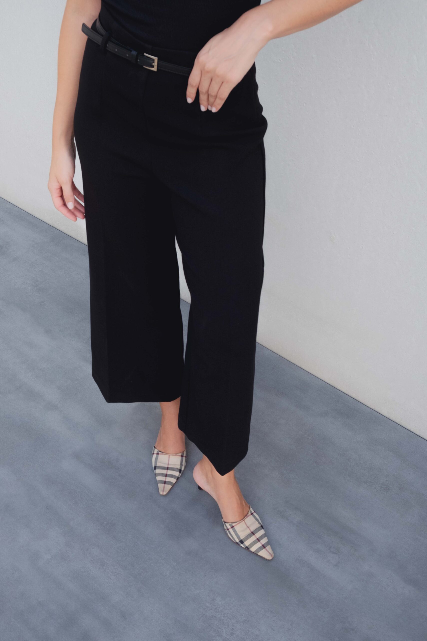 Pantalón Culotte Negro