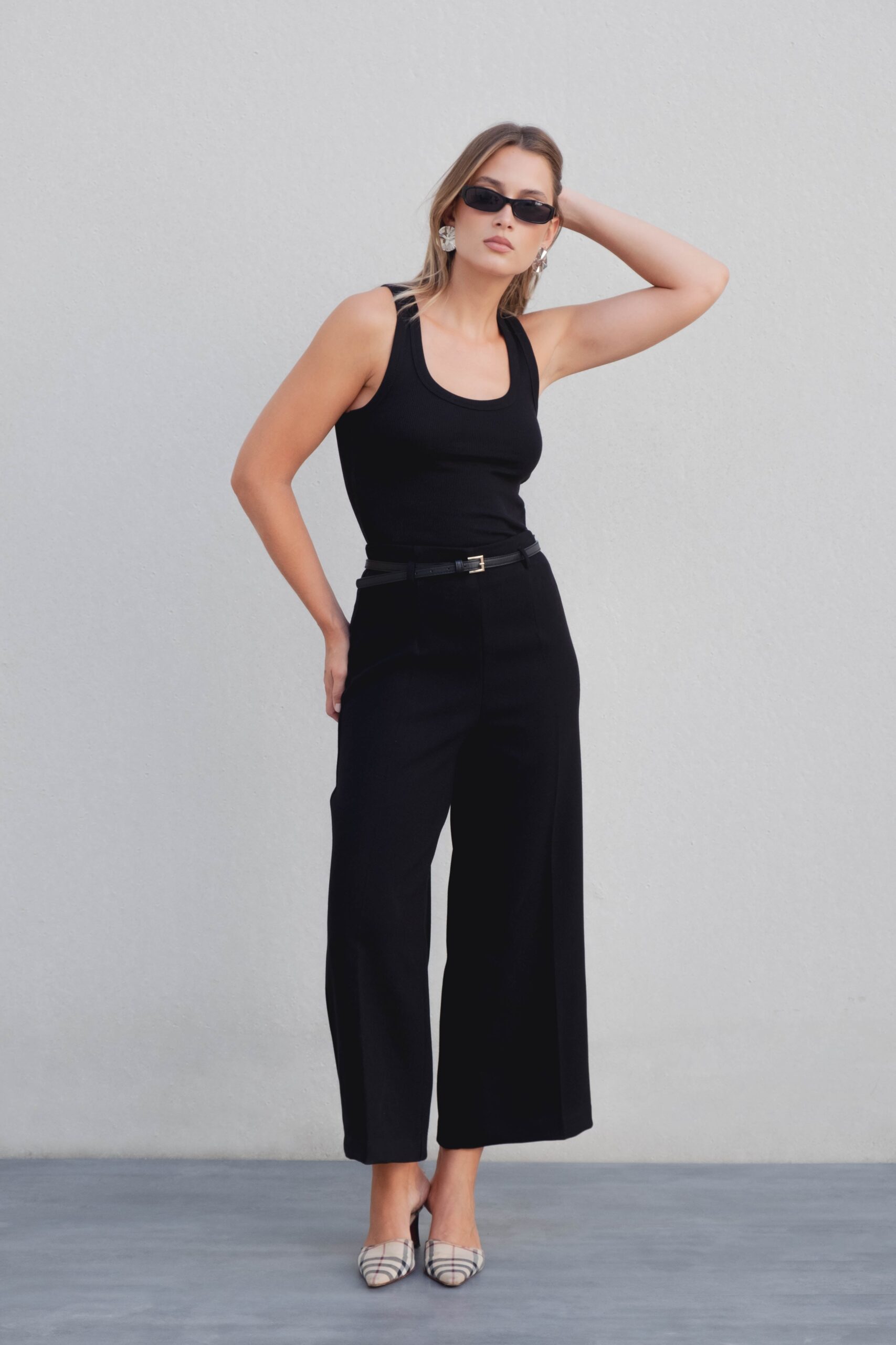 Pantalón Culotte Negro - Imagen 3