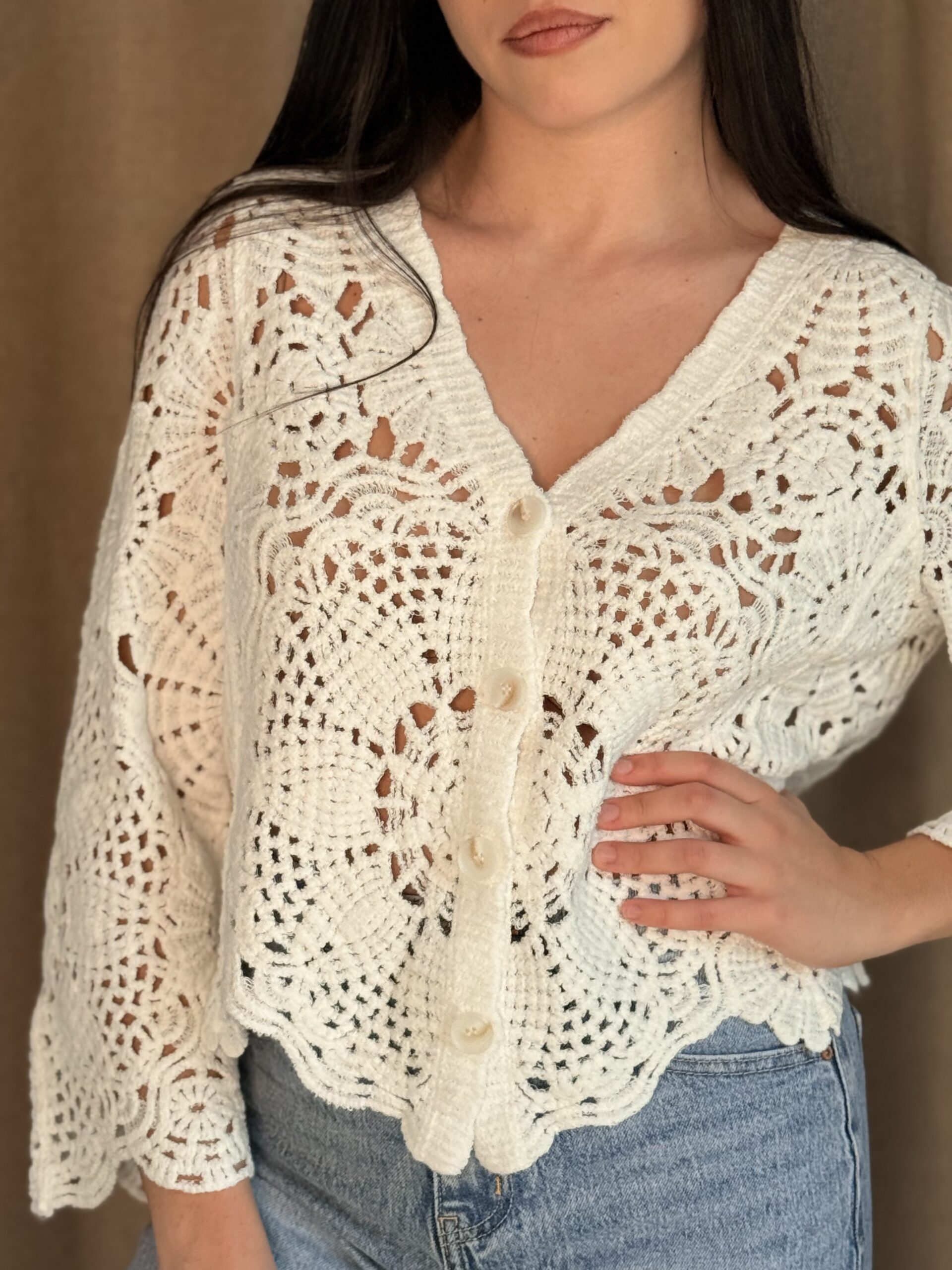 Cárdigan Crochet - Imagen 3