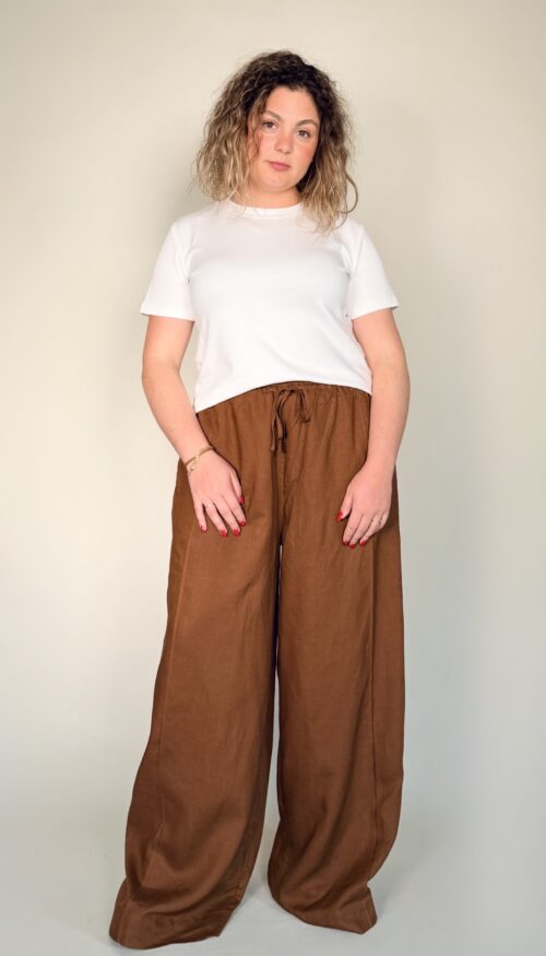 Pantalón Ancho Marrón
