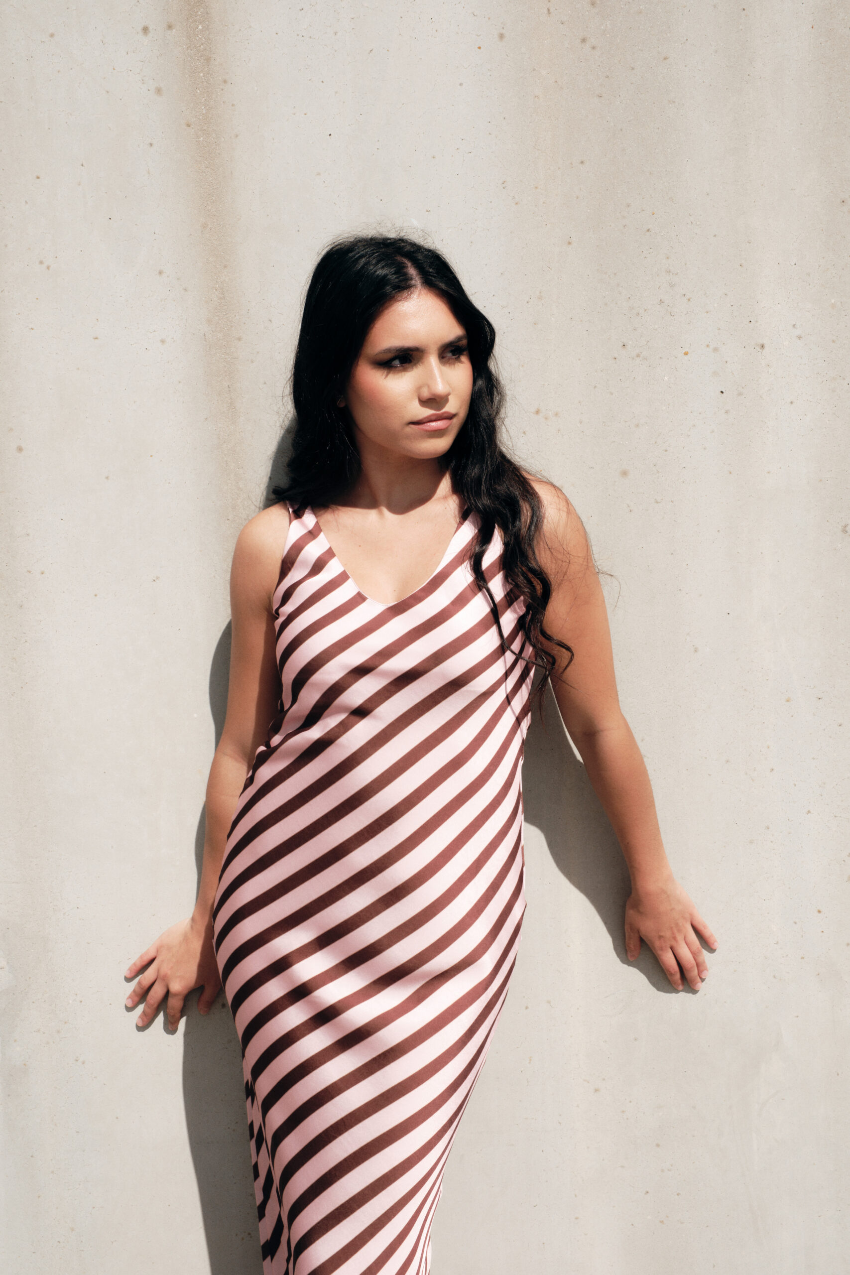 Vestido Rayas Rosa - Imagen 6