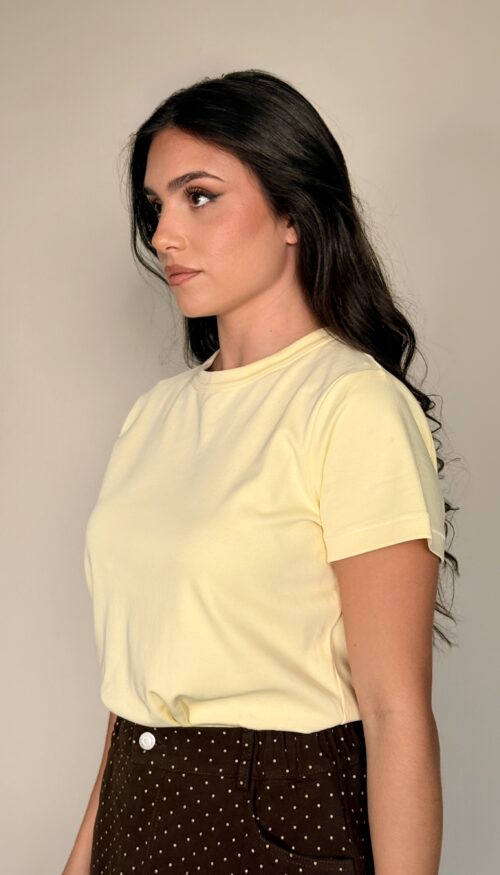 Camiseta Básica Amarilla