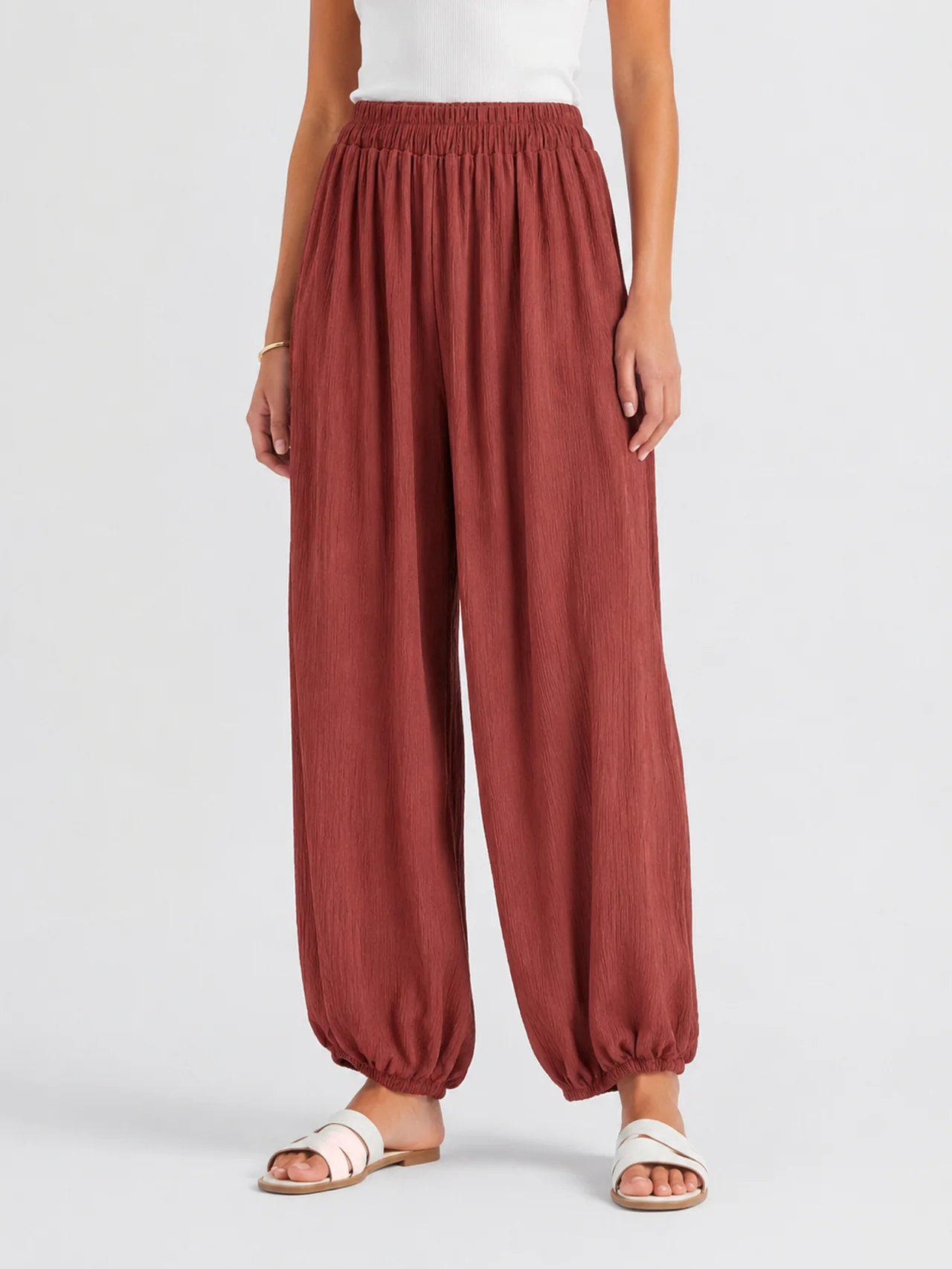 Pantalón Bombacho Teja - Imagen 2