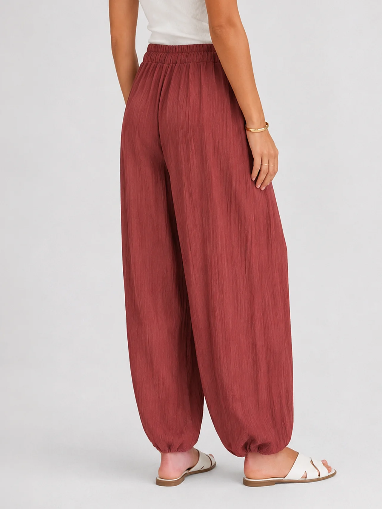 Pantalón Bombacho Teja - Imagen 3