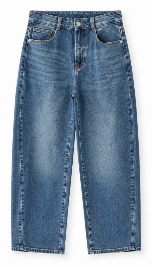 Jeans Barrel Azul Faja