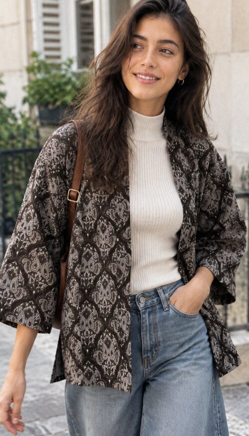 Chaqueta Teen Textura
